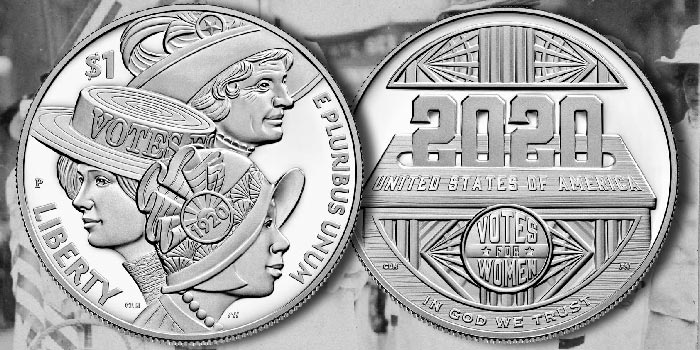 Women’s Suffrage Centennial Commemorative Silver Dollar on Sale August 18