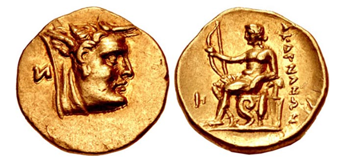 Akarnanian Confederacy, Leukas mint, quarter gold stater