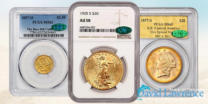 Classic US Gold Highlights Weekly David Lawrence Rare Coins Auction