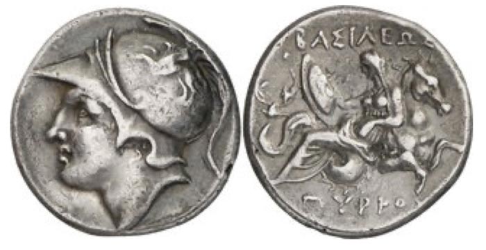 EPIRUS. Kingdom of Epirus, Pyrrhos (297-272 B.C.), Silver Didrachm