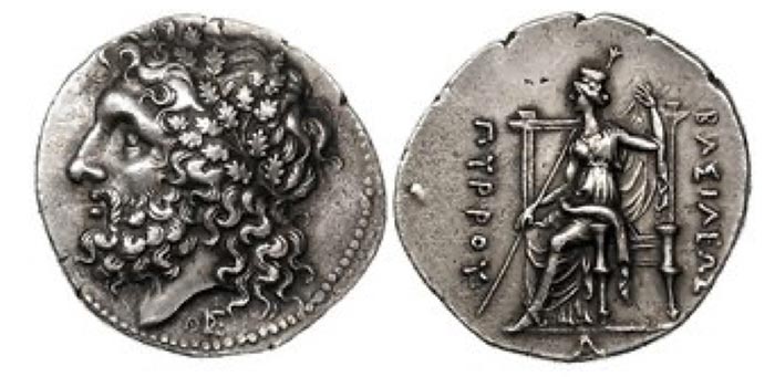 EPIRUS. Pyrrhus (297–272 BC). Silver tetradrachm (16.56 gm)