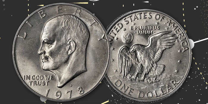 United States 1978 Eisenhower 1 Dollar Coin 