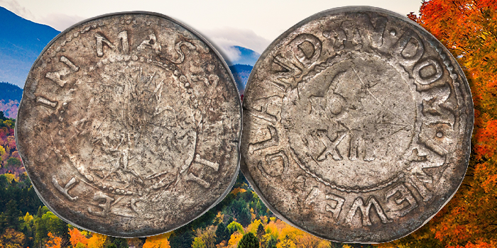 Colonial Coin Highlights - Rare Noe 3-E Willow Tree Shilling, VF35