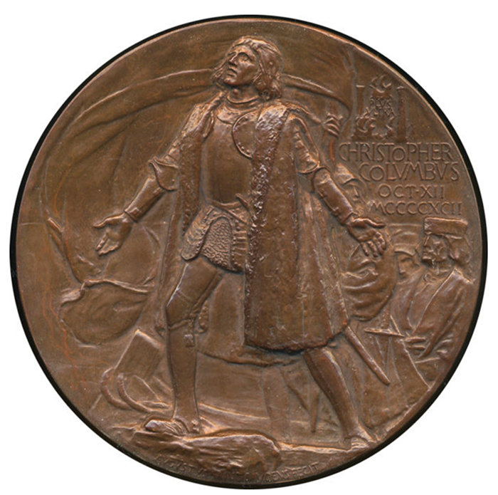 Eglit-90 1892-1893 St. Gaudens Award Medal, World's Columbian Exposition Medal 
