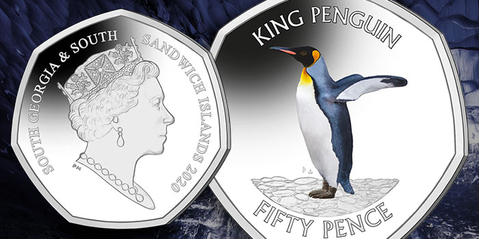King Penguin Final Coin in Popular Pobjoy 50p Series