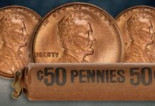 Choice Uncirculated Rolls of Early Lincoln Cents Beginning to Stir