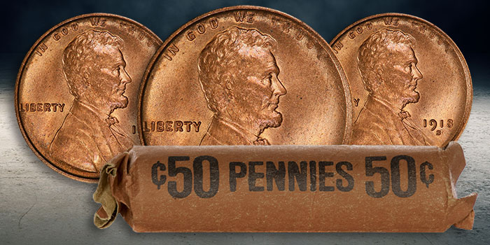 Unopened Roll of 2018 BUC Philadelphia Mint Pennies 