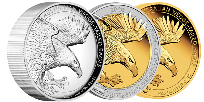 Perth Mint Coin Profiles - Australia 2020 Wedge-Tailed Eagle Gold & Platinum Bimetal Proof Coin