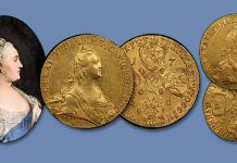 Russian coins of Catherine the Great highlight the Stack's Bowers galleries NYINC 2021 Auction of World Coins