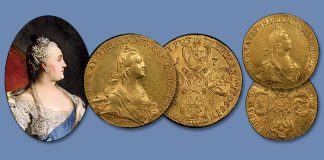 Russian coins of Catherine the Great highlight the Stack's Bowers galleries NYINC 2021 Auction of World Coins