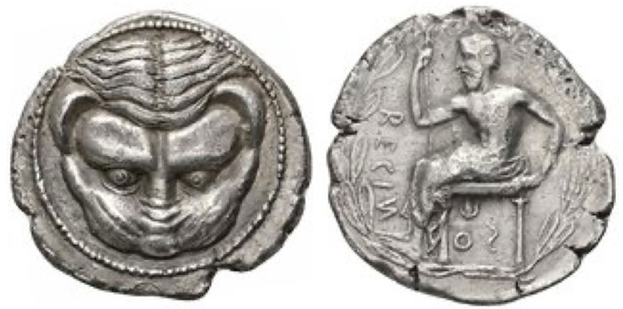 RHEGIUM  Tetradrachm, about 460-450 BCE