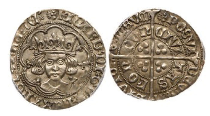 Groat, ND. S.2154. Richard III, 1484-1485