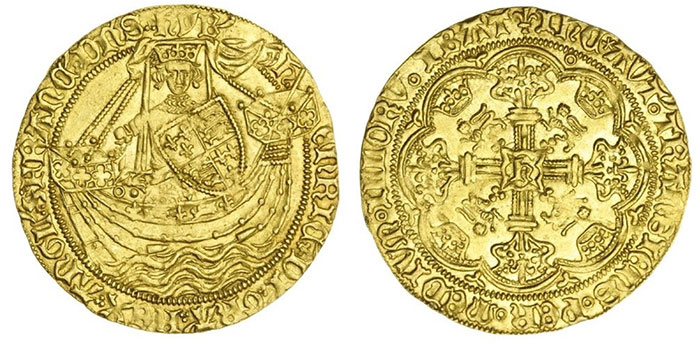 Henry VI, First Reign (1422-1461), Noble, 'Annulet Issue', struck AD 1422-1427