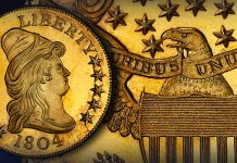 PCGS-Graded 1804 Draped Bust Eagle Takes $5.28 Million at Heritage Auction