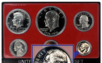 Rare Modern US No Mint Mark Proof Coins