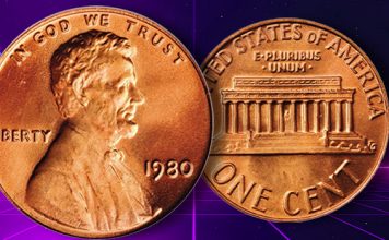United States 1980 (P) Lincoln Cent