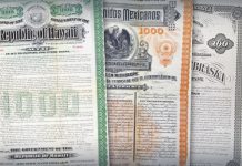 Archives International Auctions Sale of World Banknotes, Stocks, and Bond Certificates