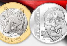 Swiss Mint Issues Two New Commemorative Coins: "Friedrich Dürrenmatt" and "Fox"