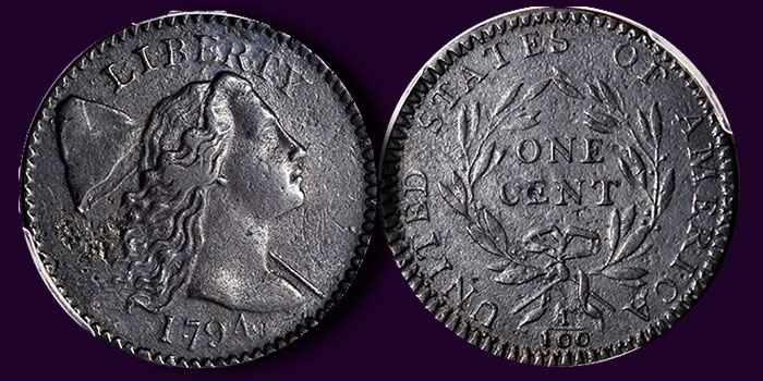 Historic 1794 Starred Reverse Cent Featured in Stack's Bowers March Las Vegas Auction