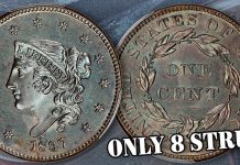 David Lawrence Rare Coins Auction Offering Proof 1837 Large Cent