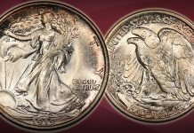Condition Rarity 1919 Walking Liberty Half Dollar Offered by GreatCollections