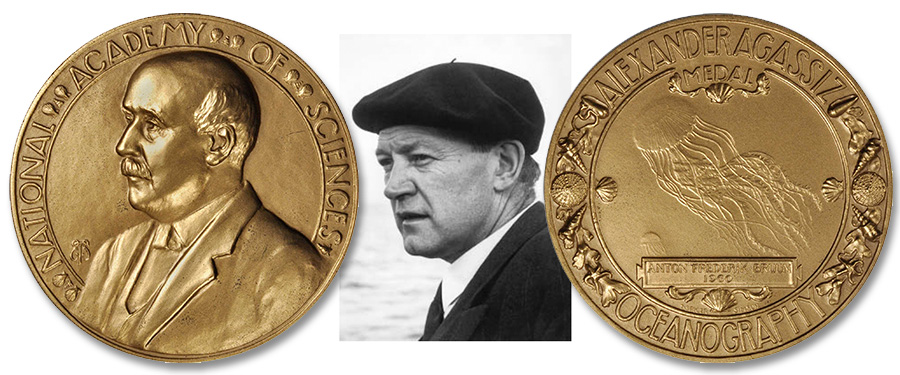 Oceanographic Exonumia: Dr. Anton F. Bruun and the Alexander Agassiz Award - Stack's Bowers Auctions