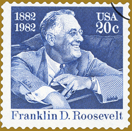1982 Roosevelt Stamp.