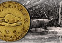 Oregon $5 Territorial Gold Beaver Coins