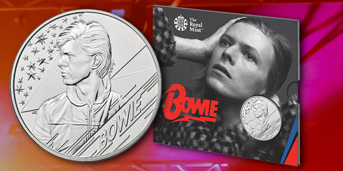Royal Mint Adds Another Icon to British Music Legends Series With David Bowie
