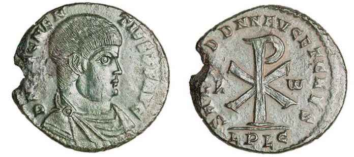Christianity and Christian Symbols Appear on Ancient Coins