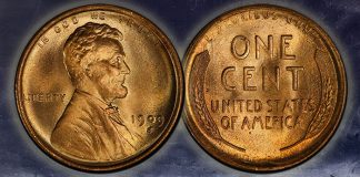 Top Pop 1909-S Lincoln Cent Repunched Mintmark Variety Offered by GreatCollections