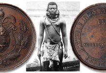 A Rare Award Medal Pertaining to Dinuzulu—the Final 19th-Century King of the Zulus offered by Stack's Bowers Galleries