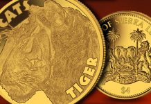 The Tiger - Third Coin in Big Cat Half Gram Gold Coin Series to be Released