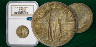 Key Date 1916 Standing Liberty Quarter Offered at GreatCollections