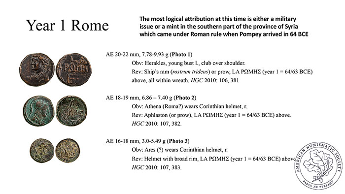 Coinage in the Roman Provinces: ANS Conference Highlights, Part 1