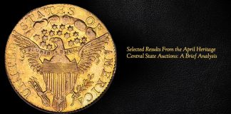 Selected U.S. Gold Coins Results From the April Heritage Central State Auctions: A Brief Analysis