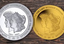 Gold and Cu-Ni Coins Commemorating 100th Anniversary of Last Morgan, First Peace Dollars Now Available