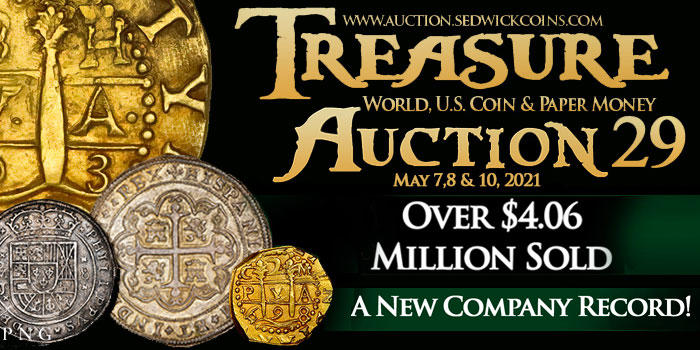Rare World, Shipwreck Coins Set Record Sedwick Auction