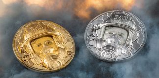 Gold and Platinum Premium Firefighter Coins New From CIT