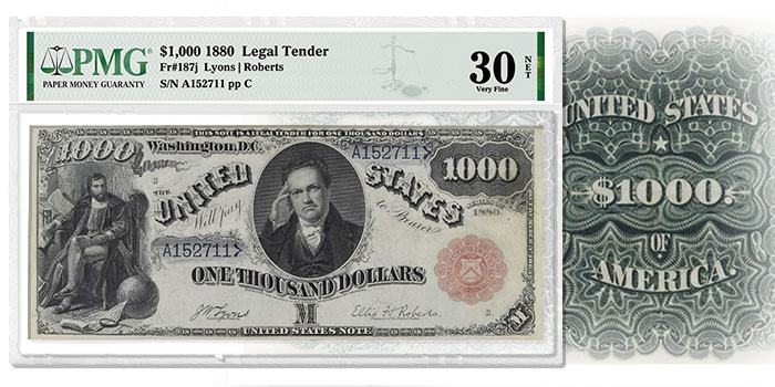 Extremely Rare PMG-Certified Silver Certificate Offered in August ANA Auction