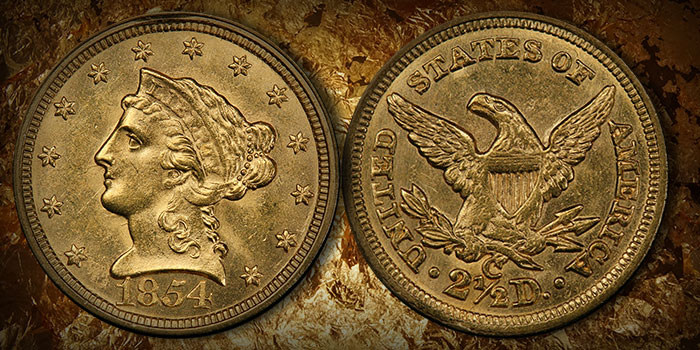 Douglas Winter Numismatics Sells Finest Known 1854-C Quarter Eagle