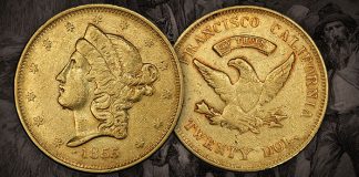 Unique Wass Molitor $20 Gold Featured in August GreatCollections Auction