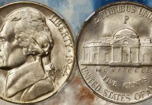 United States 1944-P Jefferson War Nickel