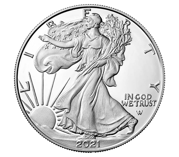 Redesigned United States Mint 2021 American Eagle Silver Proof Coin Available July 20