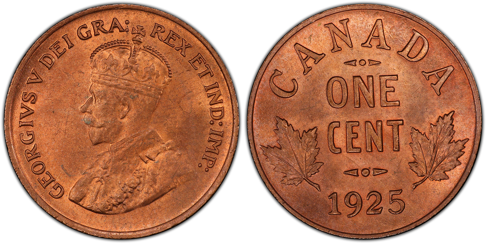 1925 Canada Cents - PCGS