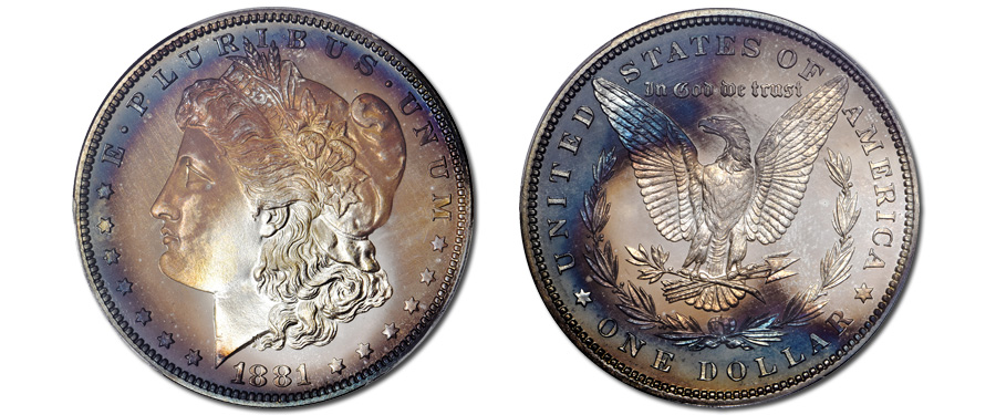 Proof-68 CAC 1881 Morgan Dollar From Original Set Featured in Stack's Bowers August 2021 Auction