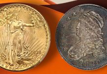 High Mint State Full Head Type 1 Standing Liberty Quarter, Registry-Quality 1928 $20 Saint at David Lawrence Rare Coins