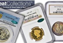 Notable Coin Auction Price Realizations at GreatCollections in June 2021