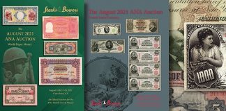 Stack’s Bowers Galleries Announces ANA World Paper Money Sale