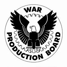 The War Production Board (WPB) logo, circa 1942